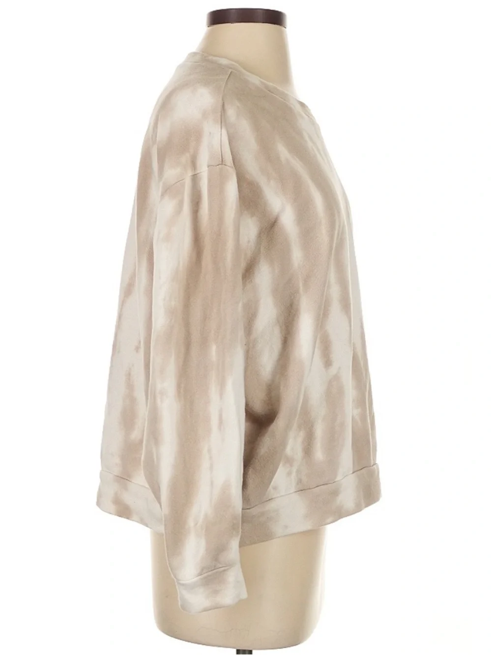 Wild Fable Brown + White Cloud Tie Dye Crewneck Sweatshirt - Picture 5 of 9